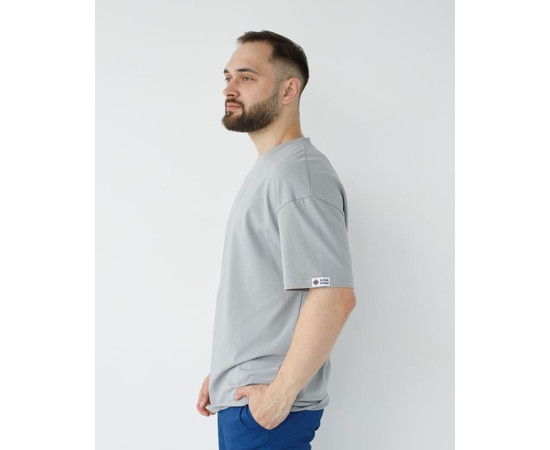 Зображення 6 Медична футболка унісекс світло-серій р. L, "БІЛИЙ ХАЛАТ" 453-419-922, Розмір: L, Цвет: світло сірий