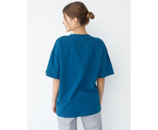 Зображення 4 Футболка жіноча унісекс сапфір р. M, "БІЛИЙ ХАЛАТ" 453-322-730, Розмір: M, Цвет: сапфір