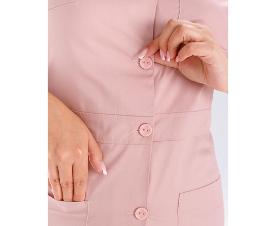 Зображення 5 Медичний жіночий халат Софі ліловий +SIZE р. 56, "БІЛИЙ ХАЛАТ" 306-401-677, Розмір: 56, Цвет: фіолетовий