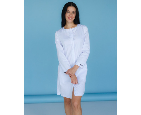 Зображення 2 Жіночий жіночий халат Жаклін білий р. 54, "БІЛИЙ ХАЛАТ" 391-324-710, Розмір: 54, Цвет: білий