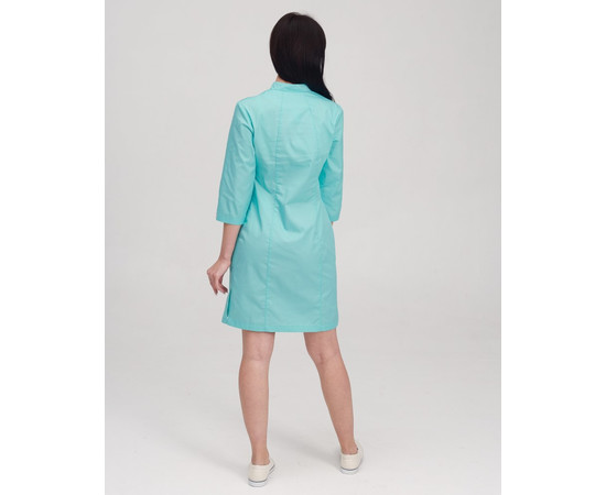 Зображення 2 Медичний халат жіночий Елізабет м'ятний р. 54, "БІЛИЙ ХАЛАТ" 416-332-679, Розмір: 54, Цвет: м'ятний