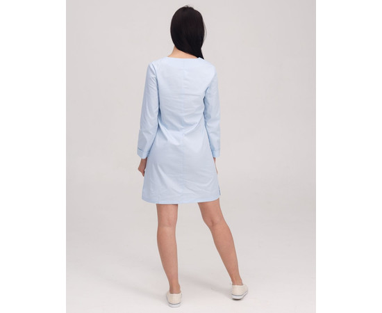 Зображення 2 Медичний халат жіночий Жаклін блакитний р. 42, "БІЛИЙ ХАЛАТ" 391-462-679, Розмір: 42, Цвет: лазурный