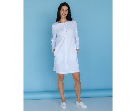 Зображення 3 Жіночий жіночий халат Жаклін білий р. 44, "БІЛИЙ ХАЛАТ" 391-324-710, Розмір: 44, Цвет: білий