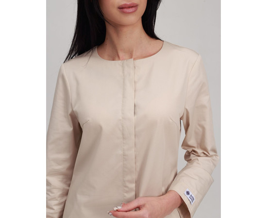 Зображення 3 Жіночий жіночий халат Жаклін кремовий р. 46, "БІЛИЙ ХАЛАТ" 391-460-679, Розмір: 46, Цвет: кремовий