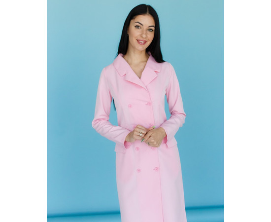 Изображение 3 Медицинский халат женский Моника светло-розовый р. 42, "БЕЛЫЙ ХАЛАТ" 356-414-677, Размер: 42, Цвет: светло-розовый