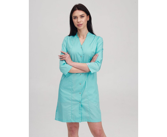 Зображення 3 Медичний халат жіночий Елізабет м'ятний р. 54, "БІЛИЙ ХАЛАТ" 416-332-679, Розмір: 54, Цвет: м'ятний