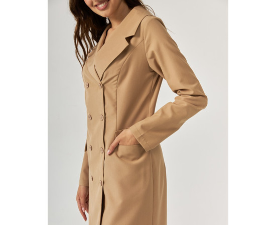 Зображення 4 Медичний жіночий халат Моніка пісочний р. 46, "БІЛИЙ ХАЛАТ" 356-323-677, Розмір: 46, Цвет: пісочний