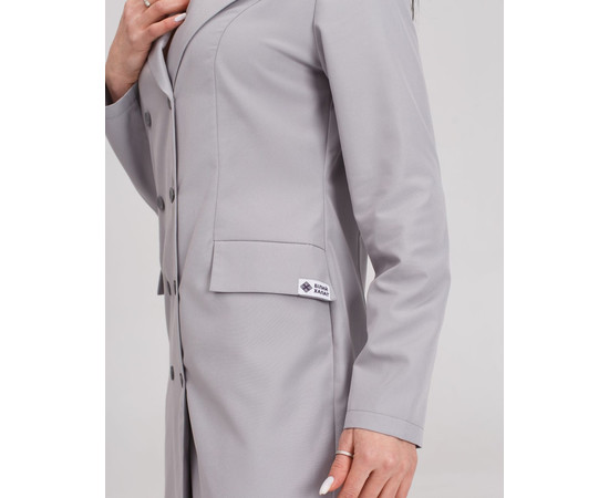 Зображення 4 Медичний жіночий халат Моніка сірий р. 54, "БІЛИЙ ХАЛАТ" 356-328-677, Розмір: 54, Цвет: сірий