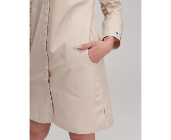 Зображення 4 Жіночий жіночий халат Жаклін кремовий р. 50, "БІЛИЙ ХАЛАТ" 391-460-679, Розмір: 50, Цвет: кремовий