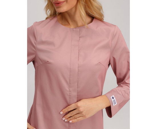 Зображення 4 Жіночий жіночий халат Жаклін попільно-рожевий р. 48, "БІЛИЙ ХАЛАТ" 391-429-679, Розмір: 48, Цвет: попелясто-рожевий