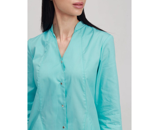 Изображение 4 Медицинский халат женский Элизабет мятный р. 40, "БЕЛЫЙ ХАЛАТ" 416-332-679, Размер: 40, Цвет: мятный