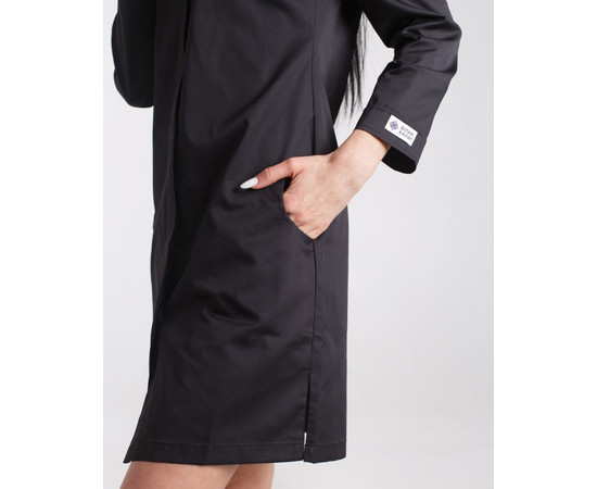 Зображення 5 Жіночий жіночий халат Жаклін чорний р. 42, "БІЛИЙ ХАЛАТ" 391-321-677, Розмір: 42, Цвет: чорний