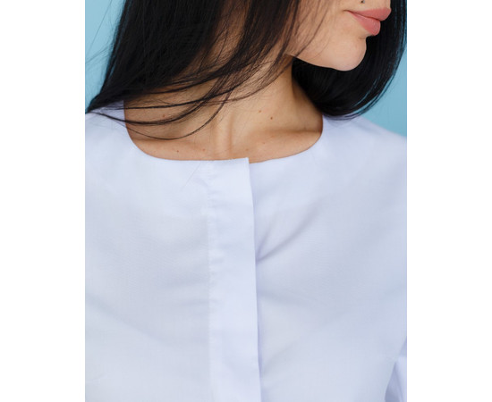 Зображення 5 Жіночий жіночий халат Жаклін білий р. 48, "БІЛИЙ ХАЛАТ" 391-324-710, Розмір: 48, Цвет: білий