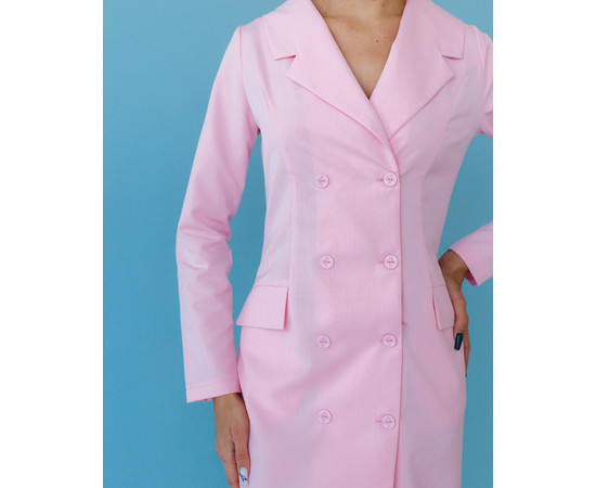 Зображення 5 Медичний жіночий халат Моніка світло-рожевий р. 48, "БІЛИЙ ХАЛАТ" 356-414-677, Розмір: 48, Цвет: світло рожевий