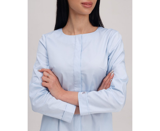 Зображення 5 Медичний халат жіночий Жаклін блакитний р. 44, "БІЛИЙ ХАЛАТ" 391-462-679, Розмір: 44, Цвет: лазурный