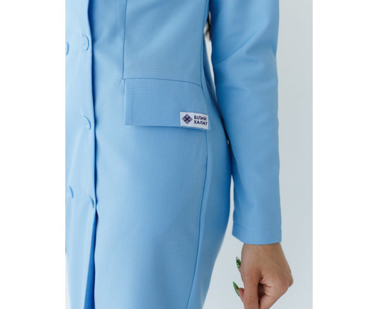 Зображення 5 Медичний жіночий халат Моніка блакитний р. 42, "БІЛИЙ ХАЛАТ" 356-333-677, Розмір: 42, Цвет: блакитний