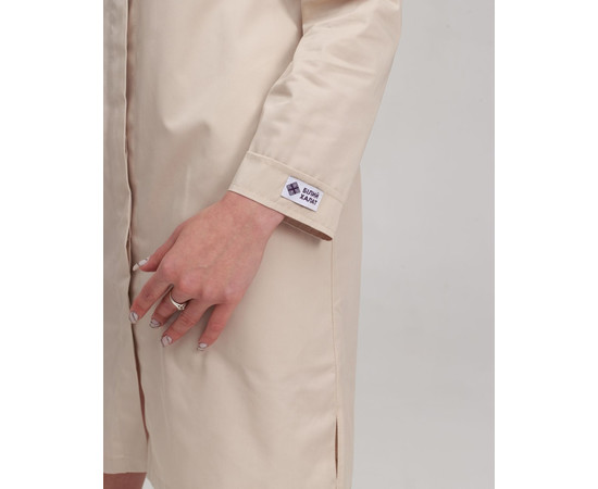 Зображення 5 Жіночий жіночий халат Жаклін кремовий р. 50, "БІЛИЙ ХАЛАТ" 391-460-679, Розмір: 50, Цвет: кремовий