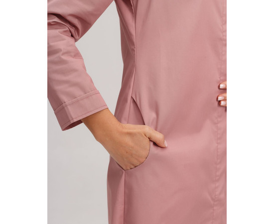 Изображение 6 Медицинский халат женский Жаклин пепельно-розовый р. 52, "БЕЛЫЙ ХАЛАТ" 391-429-679, Размер: 52, Цвет: пепельно-розовый