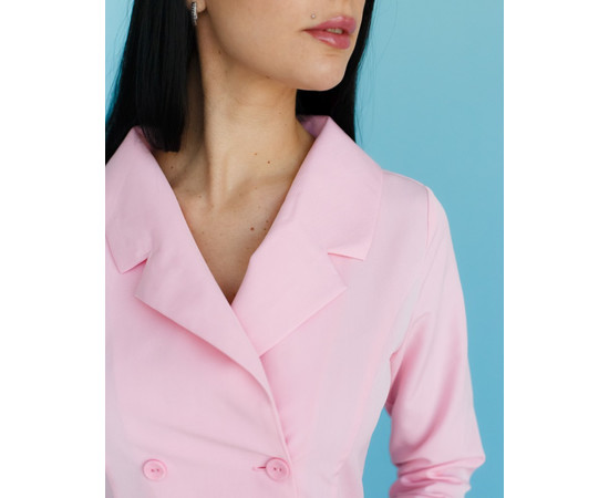 Изображение 6 Медицинский халат женский Моника светло-розовый р. 52, "БЕЛЫЙ ХАЛАТ" 356-414-677, Размер: 52, Цвет: светло-розовый