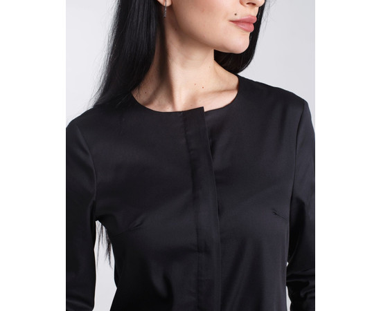 Зображення 6 Жіночий жіночий халат Жаклін чорний р. 46, "БІЛИЙ ХАЛАТ" 391-321-677, Розмір: 46, Цвет: чорний