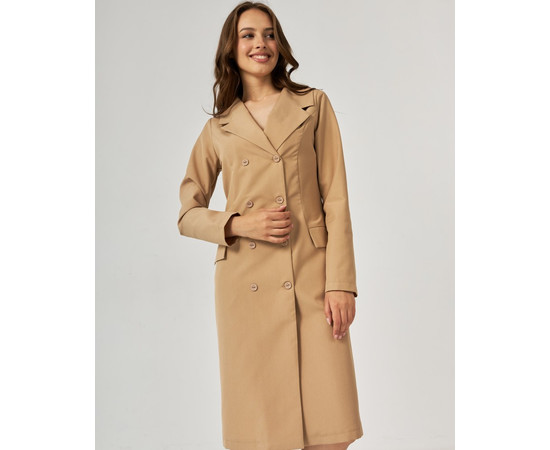 Зображення 6 Медичний жіночий халат Моніка пісочний р. 46, "БІЛИЙ ХАЛАТ" 356-323-677, Розмір: 46, Цвет: пісочний