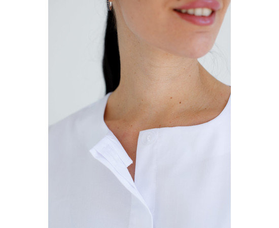 Зображення 6 Жіночий жіночий халат Жаклін білий р. 48, "БІЛИЙ ХАЛАТ" 391-324-710, Розмір: 48, Цвет: білий