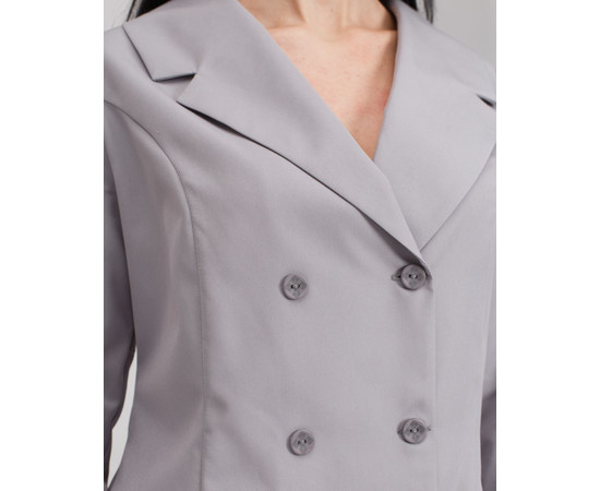 Зображення 6 Медичний жіночий халат Моніка сірий р. 50, "БІЛИЙ ХАЛАТ" 356-328-677, Розмір: 50, Цвет: сірий