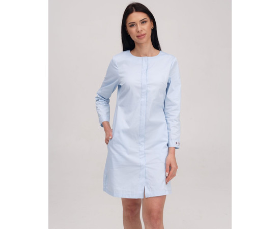 Зображення 7 Медичний халат жіночий Жаклін блакитний р. 48, "БІЛИЙ ХАЛАТ" 391-462-679, Розмір: 48, Цвет: лазурный