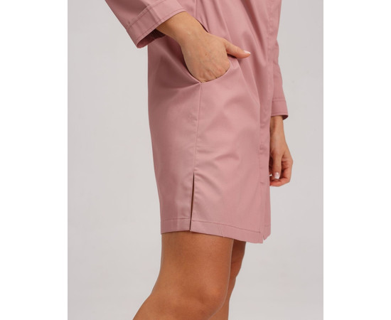 Изображение 7 Медицинский халат женский Жаклин пепельно-розовый р. 46, "БЕЛЫЙ ХАЛАТ" 391-429-679, Размер: 46, Цвет: пепельно-розовый