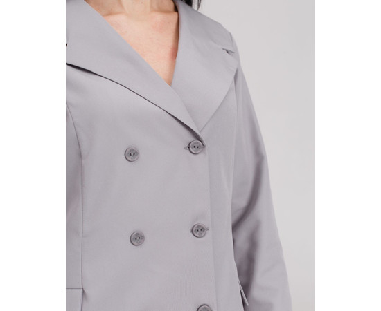 Зображення 7 Медичний жіночий халат Моніка сірий р. 50, "БІЛИЙ ХАЛАТ" 356-328-677, Розмір: 50, Цвет: сірий