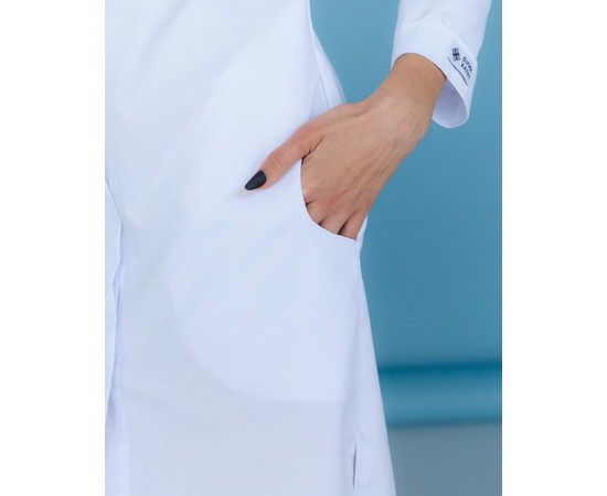 Зображення 7 Жіночий жіночий халат Жаклін білий р. 50, "БІЛИЙ ХАЛАТ" 391-324-710, Розмір: 50, Цвет: білий