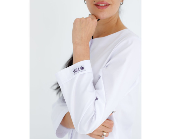 Зображення 8 Жіночий жіночий халат Жаклін білий р. 46, "БІЛИЙ ХАЛАТ" 391-324-710, Розмір: 46, Цвет: білий