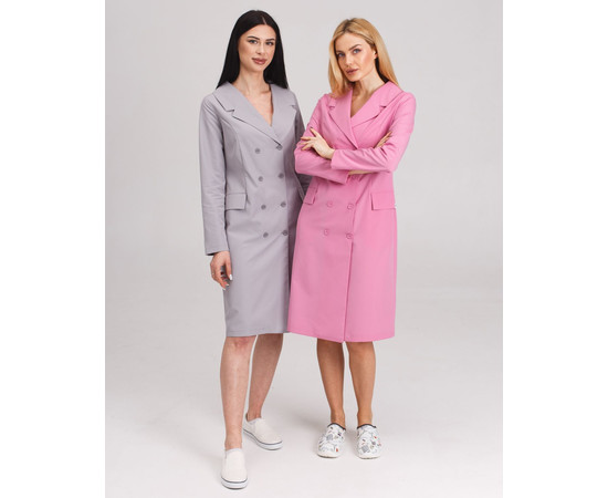 Зображення 8 Медичний жіночий халат Моніка рожевий р. 40, "БІЛИЙ ХАЛАТ" 356-337-677, Розмір: 40, Цвет: рожевий