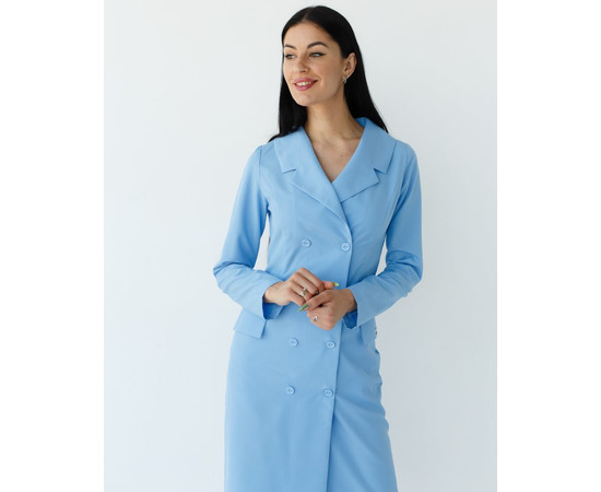 Зображення 9 Медичний жіночий халат Моніка блакитний р. 44, "БІЛИЙ ХАЛАТ" 356-333-677, Розмір: 44, Цвет: блакитний