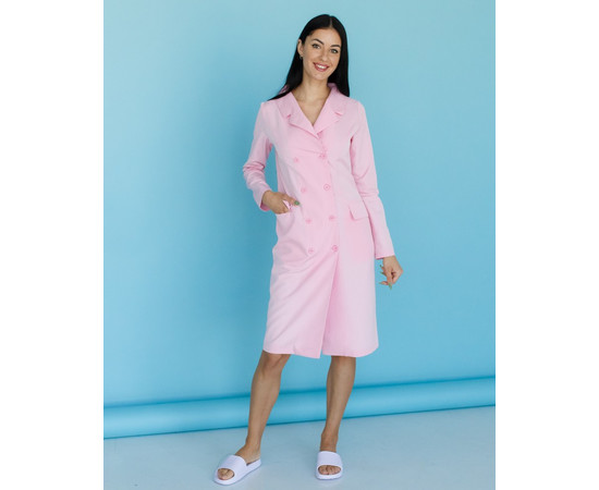 Изображение 9 Медицинский халат женский Моника светло-розовый р. 54, "БЕЛЫЙ ХАЛАТ" 356-414-677, Размер: 54, Цвет: светло-розовый