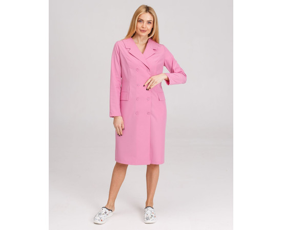 Зображення 9 Медичний жіночий халат Моніка рожевий р. 42, "БІЛИЙ ХАЛАТ" 356-337-677, Розмір: 42, Цвет: рожевий