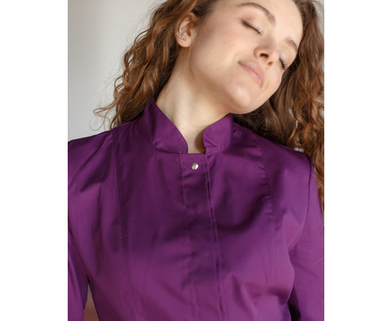 Зображення 3 Медичний жіночий халат Сакура фіолетовий р. 40, "БІЛИЙ ХАЛАТ" 160-335-678, Розмір: 40, Цвет: фиолетовый