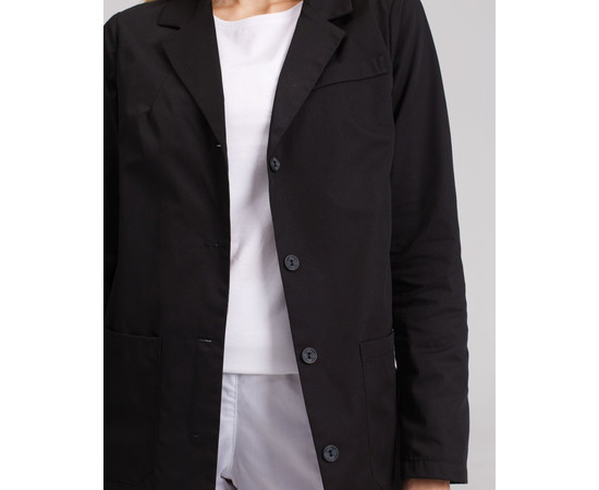 Зображення 3 Халат медичний жіночий Київ чорний р. 48, "БІЛИЙ ХАЛАТ" 431-321-677, Розмір: 48, Цвет: чорний