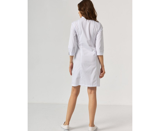 Изображение 3 Медицинский халат женский Сакура белый р. 48, "БЕЛЫЙ ХАЛАТ" 160-324-678, Размер: 48, Цвет: белый