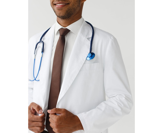 Зображення 3 Халат медичний чоловічий Київ білий р. 46, "БІЛИЙ ХАЛАТ" 403-324-677, Розмір: 46, Цвет: білий