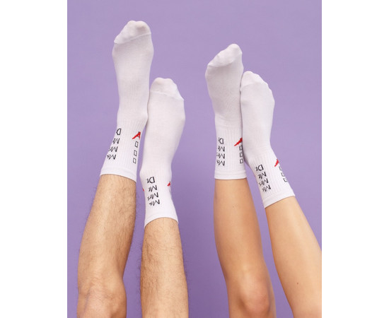 Зображення 3 Медичні шкарпетки з принтом I am Doctor р. 36-40, "БІЛИЙ ХАЛАТ" 143-324-730, Розмір: 36-40, Цвет: білий