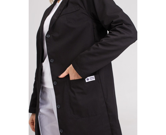 Зображення 4 Халат медичний жіночий Київ чорний р. 50, "БІЛИЙ ХАЛАТ" 431-321-677, Розмір: 50, Цвет: чорний