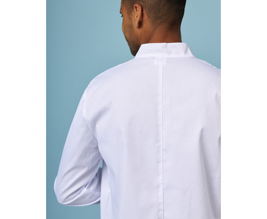 Зображення 5 Халат медичний чоловічий Амстердам білий-сірий р. 54, "БІЛИЙ ХАЛАТ" 154-366-679, Розмір: 54, Цвет: білий