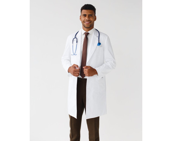 Зображення 8 Халат медичний чоловічий Київ білий р. 52, "БІЛИЙ ХАЛАТ" 403-324-677, Розмір: 52, Цвет: білий