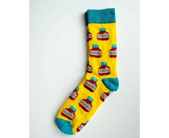 Зображення 3 Медичні шкарпетки з принтом Зеленка р. 36-40, "БІЛИЙ ХАЛАТ" 143-350-833, Розмір: 36-40, Цвет: зелений