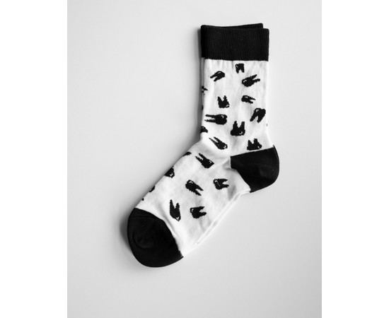 Зображення 3 Медичні шкарпетки з принтом Зубики (білі) р. 41-44, "БІЛИЙ ХАЛАТ" 143-324-834, Розмір: 41-44, Цвет: білий