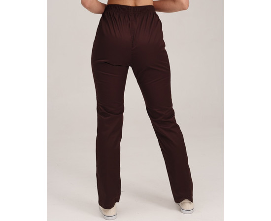 Зображення 2 Штани медичні жіночі коричневі р. 52, "БІЛИЙ ХАЛАТ" 163-325-726, Розмір: 52, Цвет: коричневий