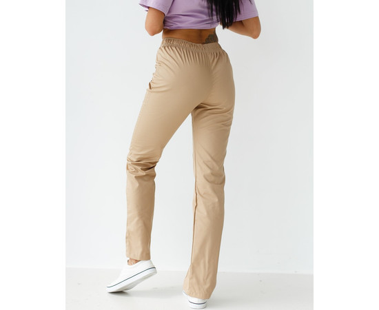 Зображення 2 Штани медичні жіночі пісочні р. 46, "БІЛИЙ ХАЛАТ" 163-323-726, Розмір: 46, Цвет: пісочний