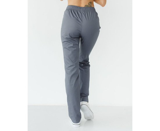 Зображення 2 Штани медичні жіночі темно-сірі р. 40, "БІЛИЙ ХАЛАТ" 163-408-758, Розмір: 40, Цвет: темно-сірий