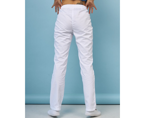 Зображення 2 Штани медичні жіночі білі р. 54, "БІЛИЙ ХАЛАТ" 163-324-726, Розмір: 54, Цвет: білий